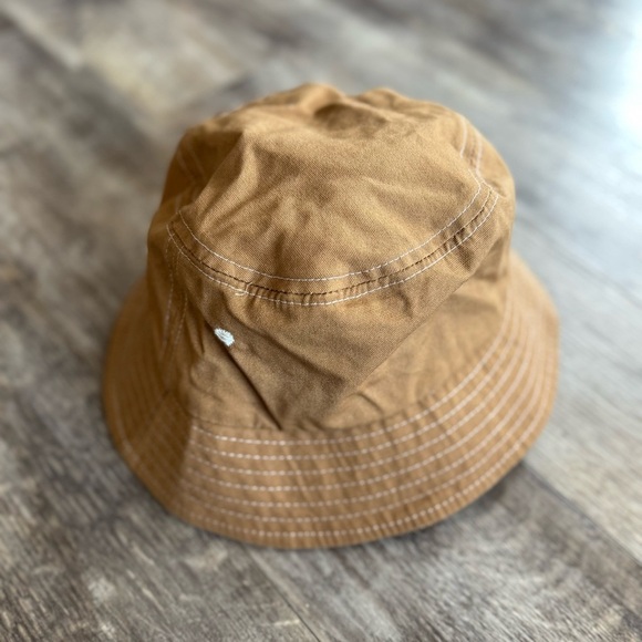Urban Outfitters Caramel Tan Bucket Hat - Contrast Stitch - Picture 6 of 6